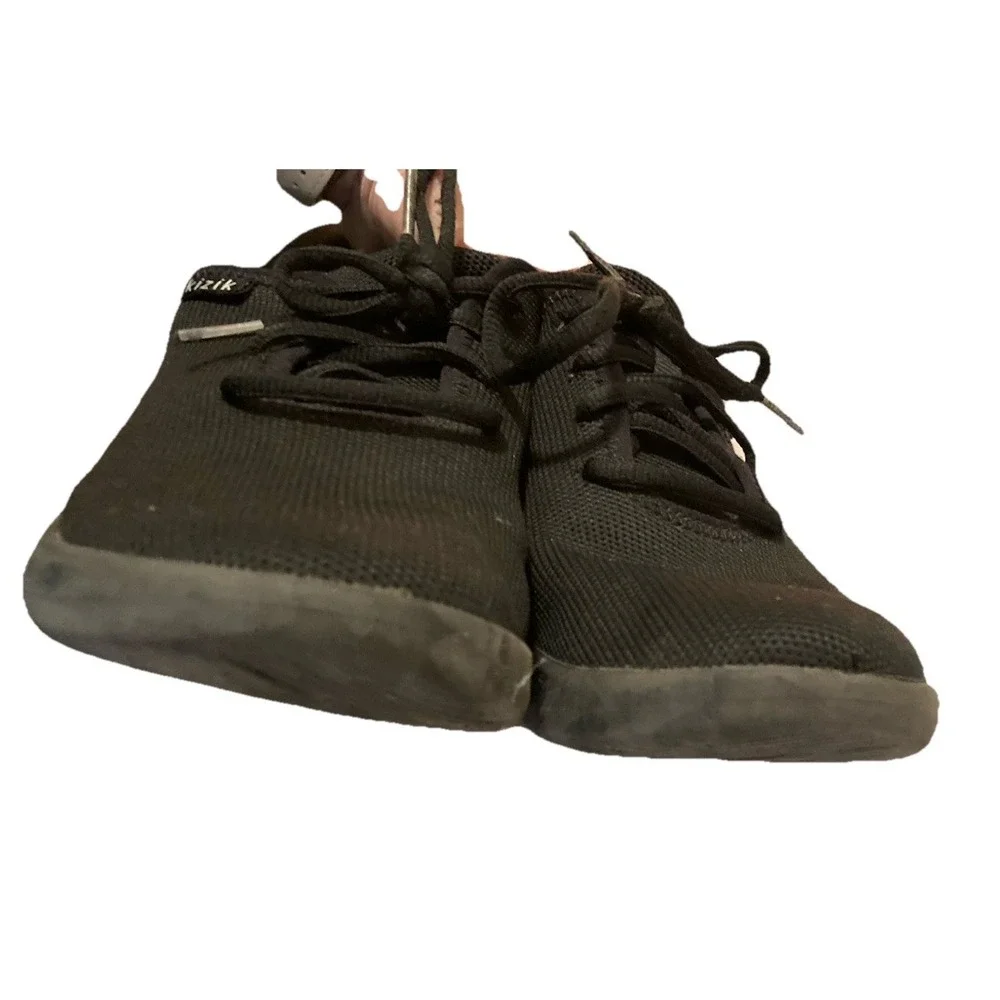 Kizik Madrid Sneakers Women's 8W Mens‎ 6.5W Eco Knit Black Hands Free Shoes